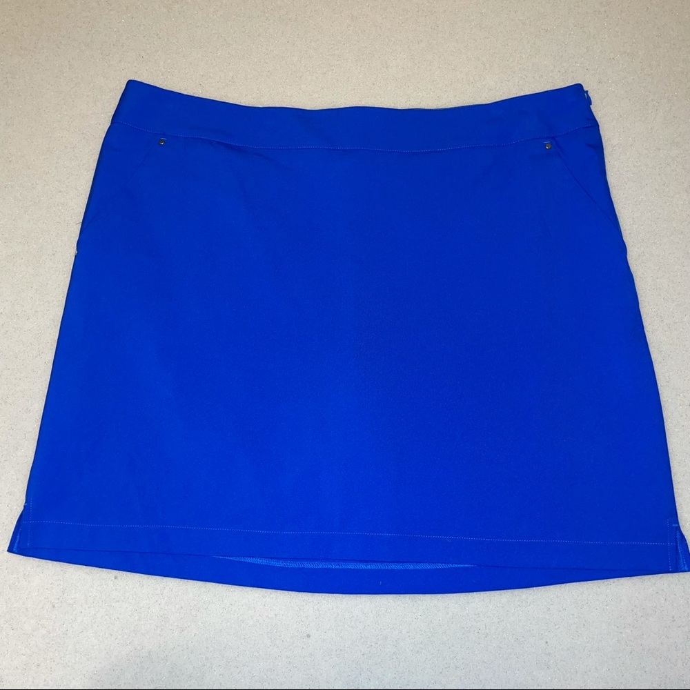 Greg Norman Royal Blue Golf Skort